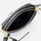 EBE Leather Crossbody Bag - Navy