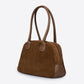 MARIANNE Leather Top Handle Bag - Bruciato