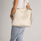 CORDELIA Leather Backpack - Taupe
