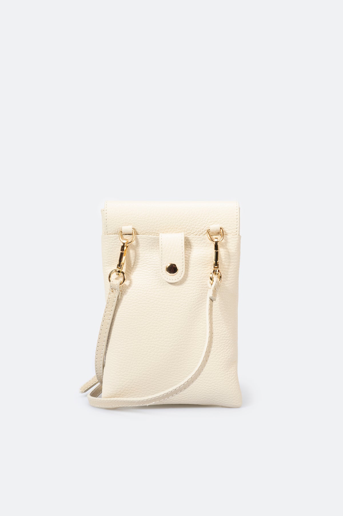 Leather Crossbody Bag 4100 - Cremino