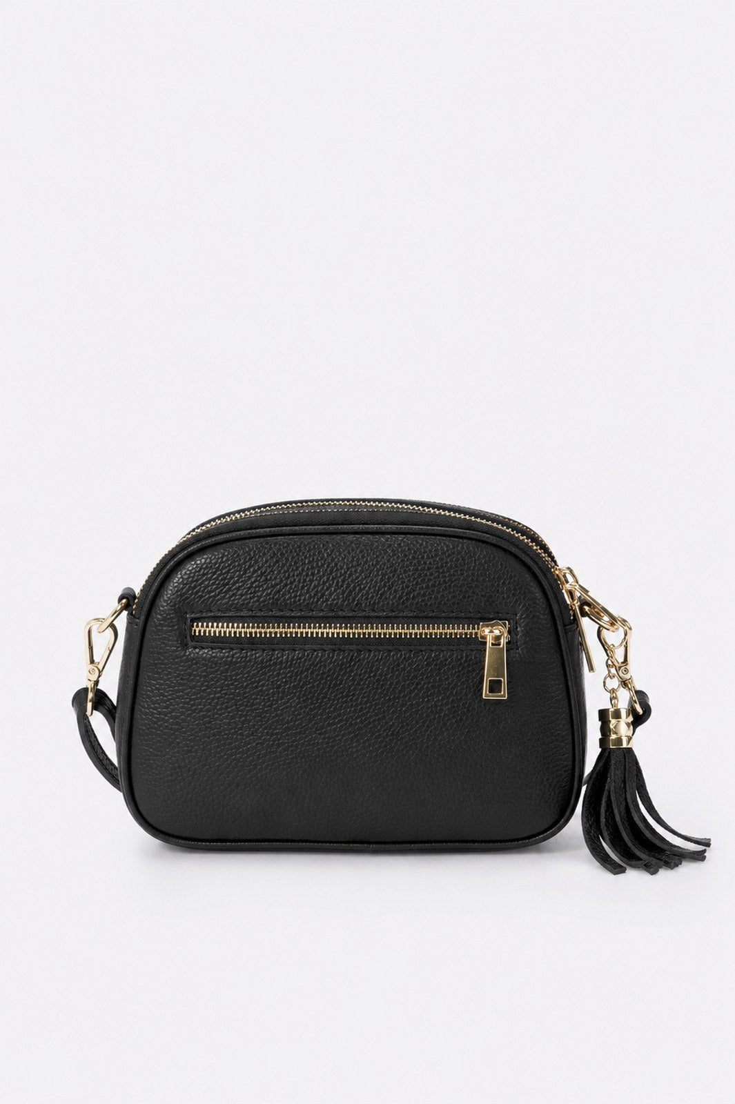 EBE Leather Crossbody Bag - Black