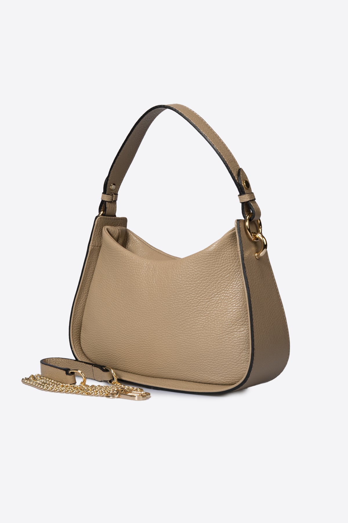 ECHO Leather Top Handle Bag - Crema