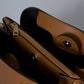AURORA Leather Top Handle Bag - Cognac