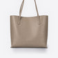 VALERIA Leather Top Handle Bag - Fango