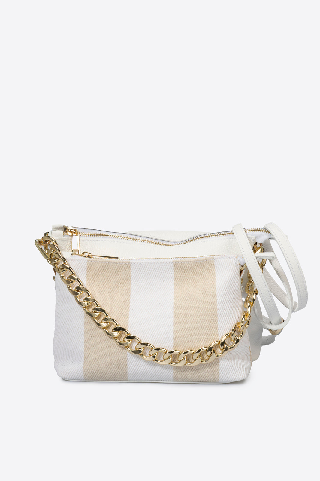 Leather Backpack 5035 - White