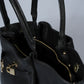 RYAN Leather Top Handle Bag - Black