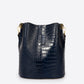 CAPRICE Leather Shoulder Bag - Blue