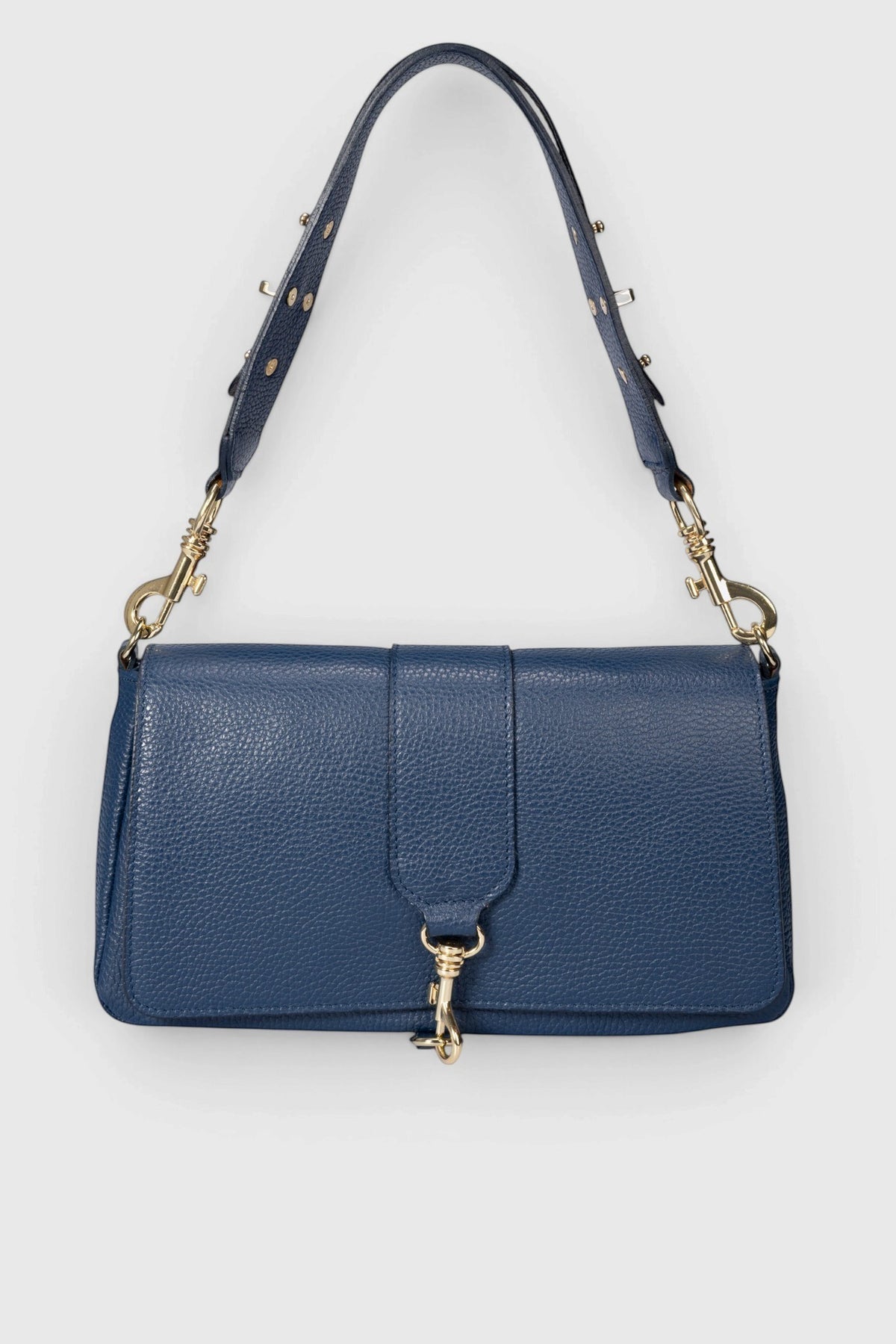 JULES Leather Crossbody Bag - Blue