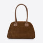 MARIANNE Leather Top Handle Bag - Bruciato