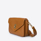DALE Leather Crossbody Bag - Cognac