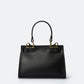 DALIA Leather Top Handle Bag - Nero