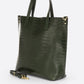 BRENDA Leather Shoulder Bag - Green