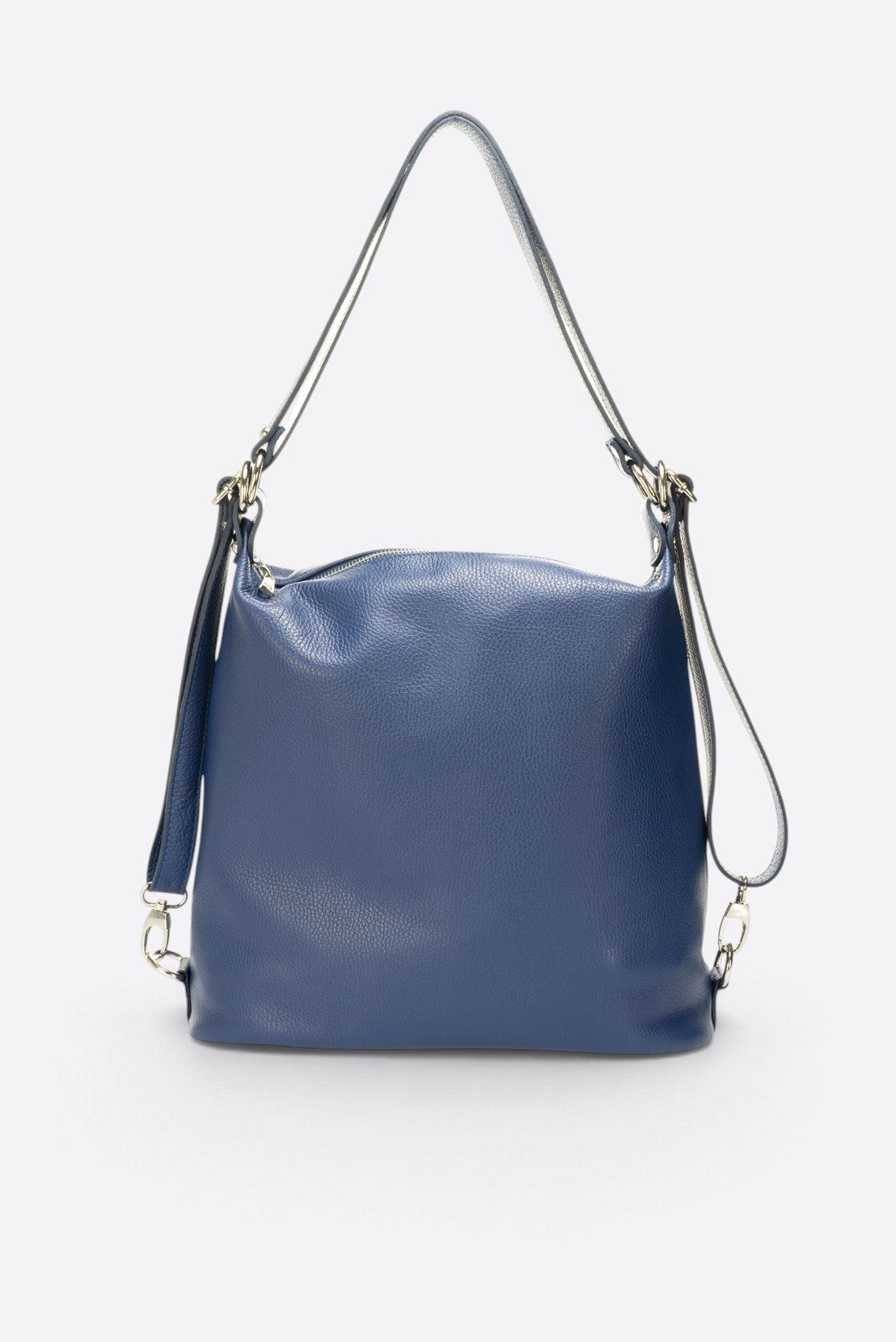 CORDELIA Leather Backpack - Blue