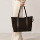 MYRA Leather Tote Bag - Dark Brown
