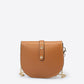 Leather Crossbody Bag 7006 - Cognac