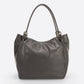 VINNIE Leather Shoulder Bag - Black