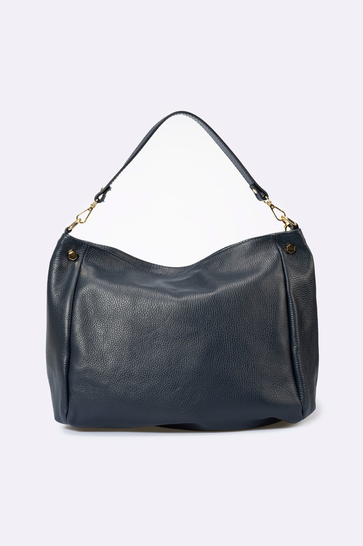 ANOUK Leather Top Handle Bag - Blue