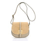 Leather Crossbody Bag 5391 - Taupe