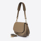 ALEXIA Leather Shoulder Bag - Fango