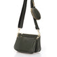 Leather Shoulder Bag 4589 - Green