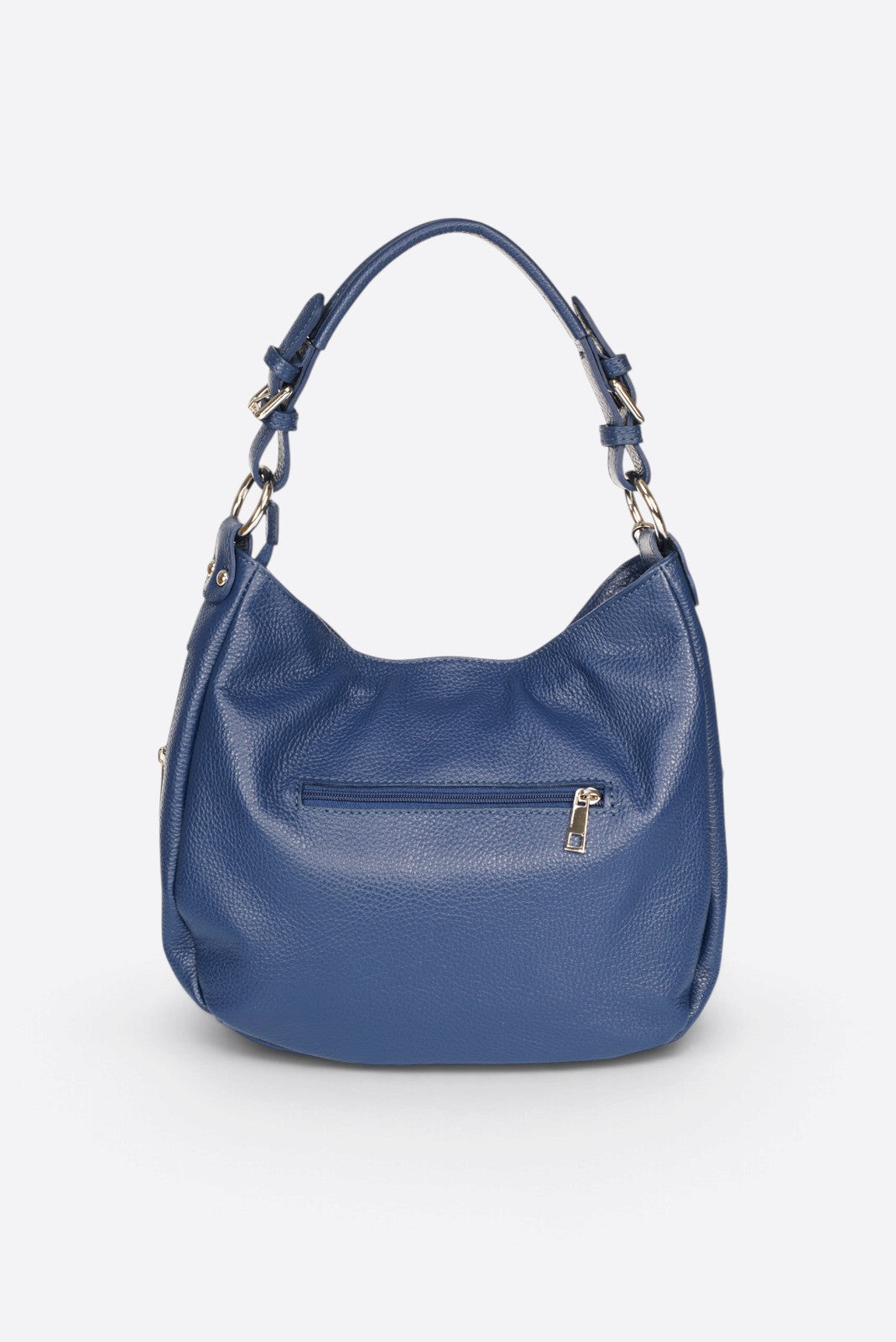 UMA Leather Top Handle Bag - Blue