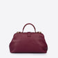 OPHELIE Leather Top Handle Bag - Bordo