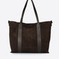 MYRA Leather Tote Bag - Dark Brown