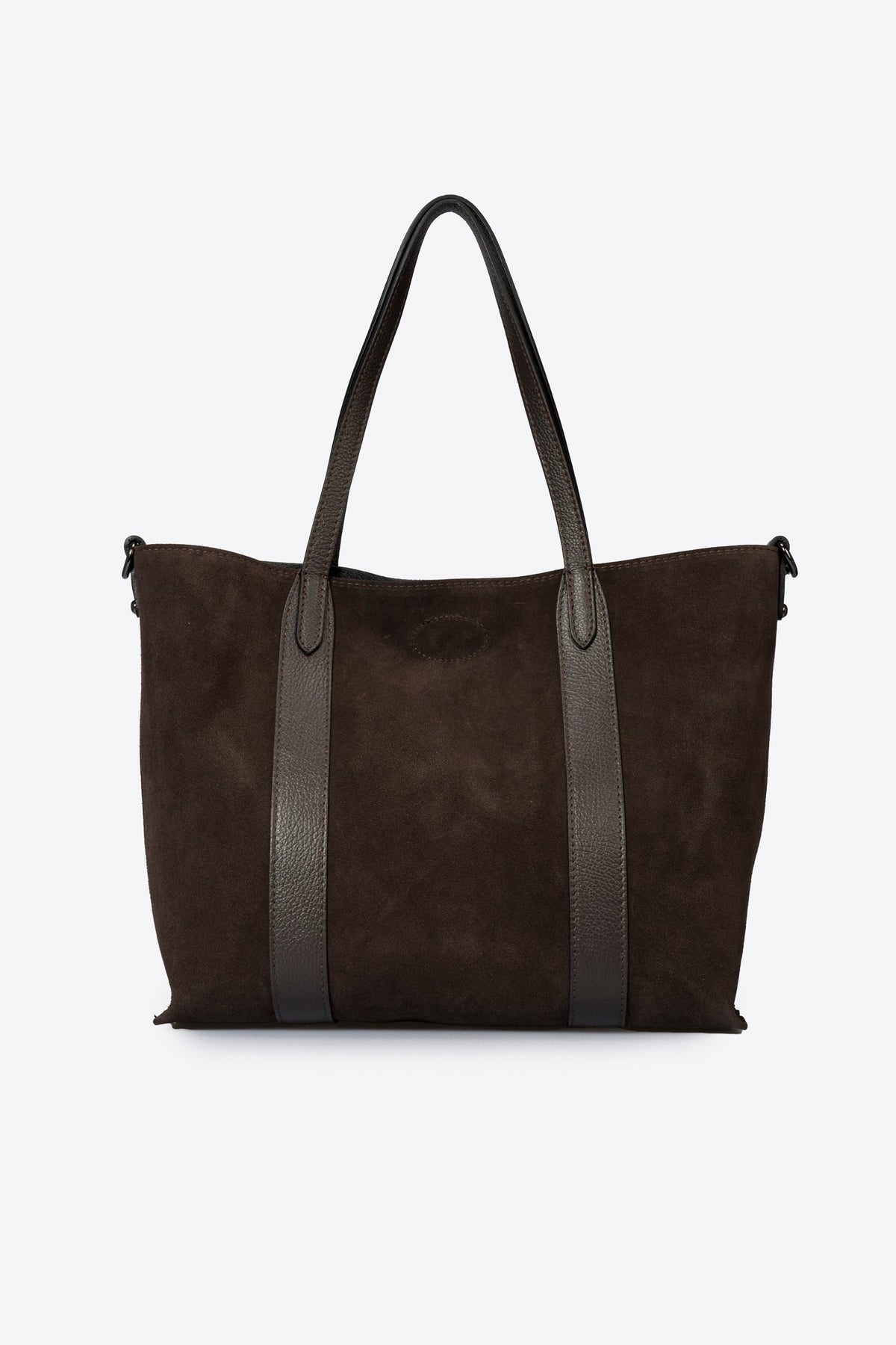 MYRA Leather Tote Bag - Dark Brown