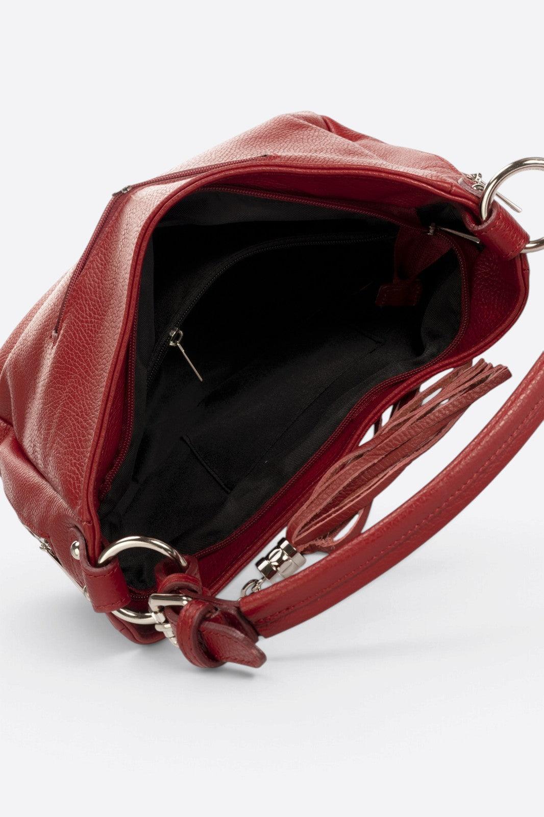 UMA Leather Top Handle Bag - Bordo