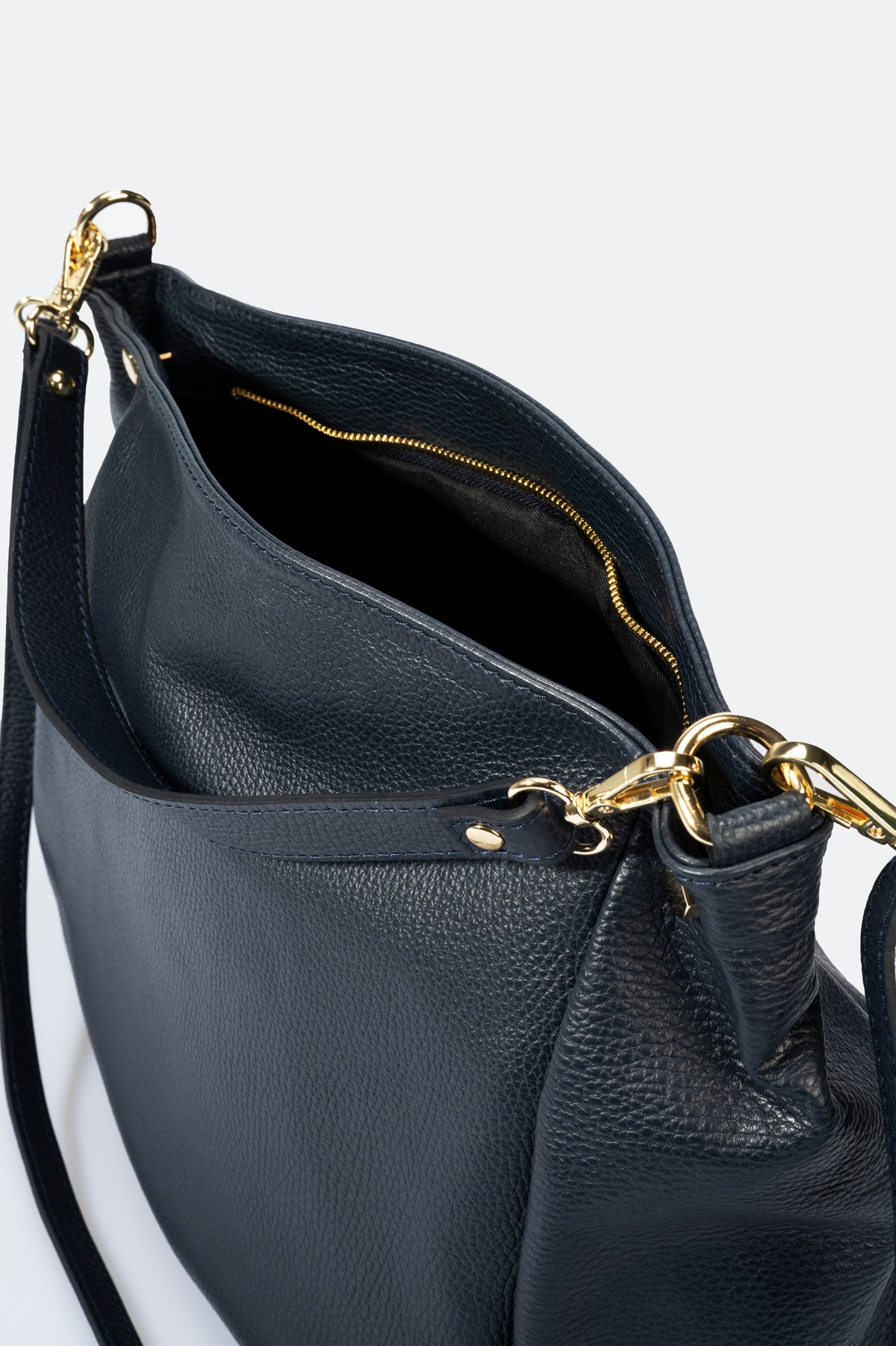 ANOUK Leather Top Handle Bag - Black