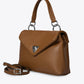 Leather Top Handle Bag 4038 - Cuoio