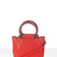 Leather Shoulder Bag 2257 - Red