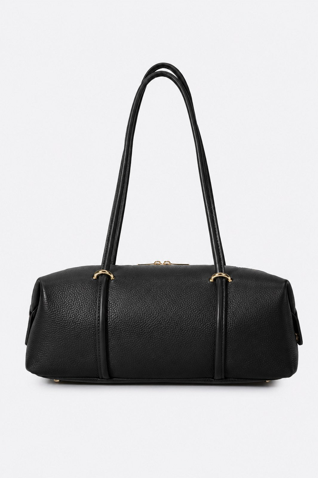 LIORA Leather Shoulder Bag - Black
