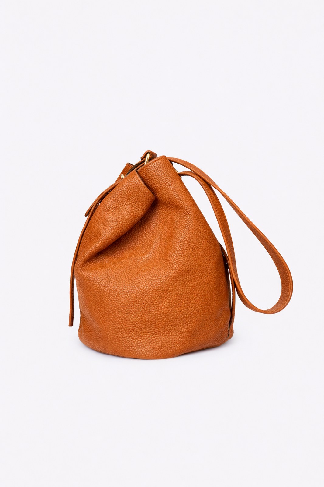 ARIAH Leather Shoulder Bag - Cuoio