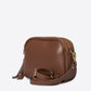 EBE Leather Crossbody Bag - Brown