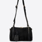 NOOR Leather Bowling Bag - Black