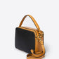 Leather Top Handle Bag 4007 - Black