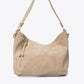 LEONIE Leather Shoulder Bag - Taupe