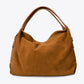 NOEMIE Leather Top Handle Bag - Cognac