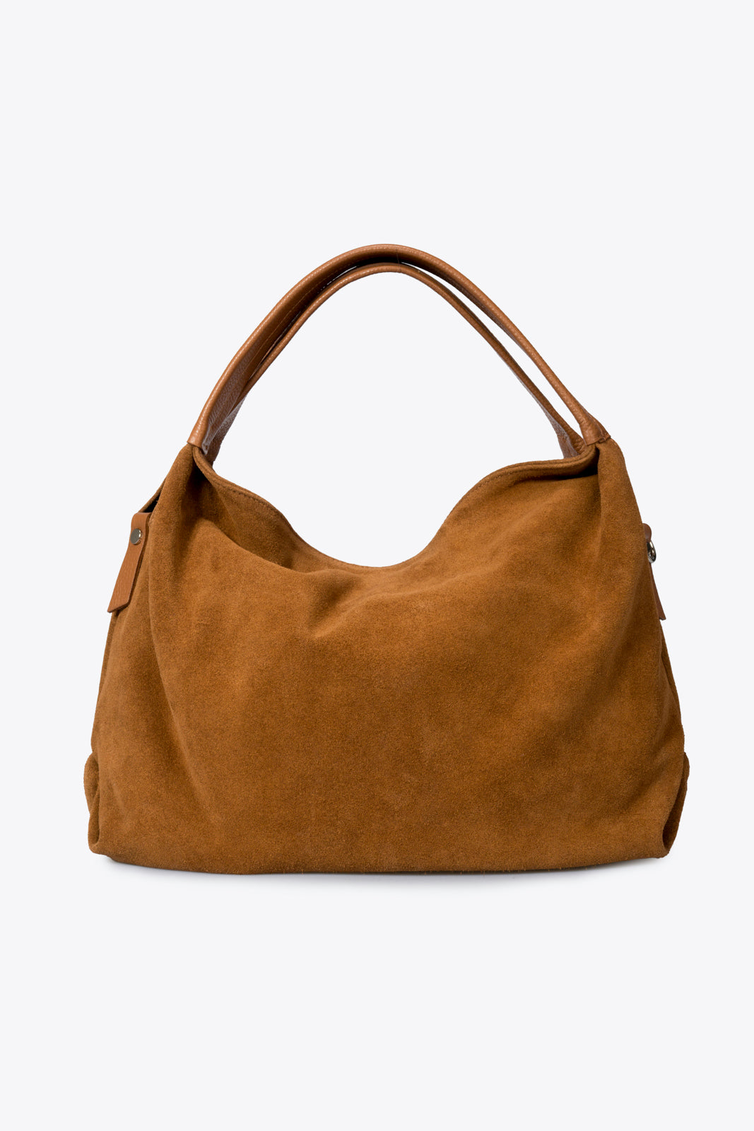 NOEMIE Leather Top Handle Bag - Cognac