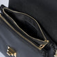 NORAH Leather Crossbody Bag - Black