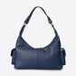 LOUISE Leather Top Handle Bag - Blue