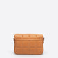 EMILIA Leather Crossbody Bag - Cognac