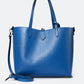 ELLA Leather Tote Bag - Bluette