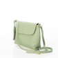 Leather Crossbody Bag 3527 - Mint