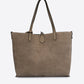 MABEL Leather Tote Bag - Fango