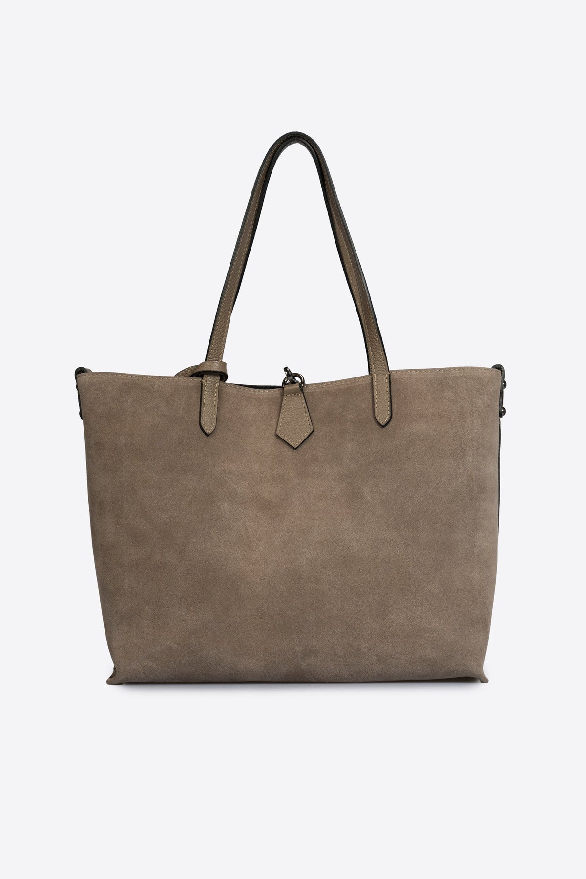 MABEL Leather Tote Bag - Fango