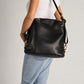 CORDELIA Leather Backpack - Black