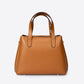 EMILY Leather Top Handle Bag - Cognac