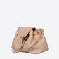 JOANNA Leather Top Handle Bag - Cipria